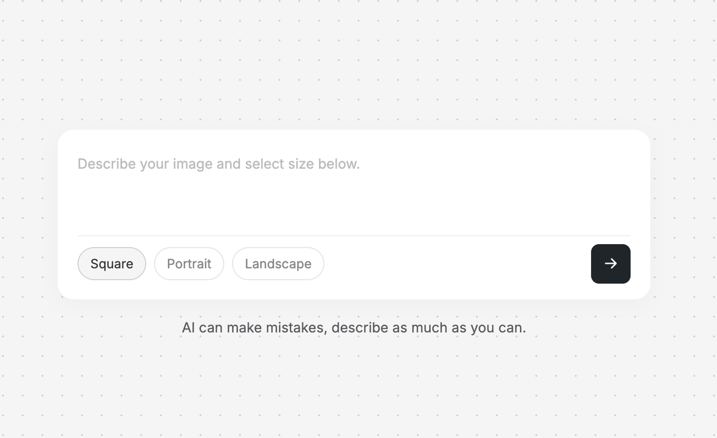 Unos prompta u aplikaciji
